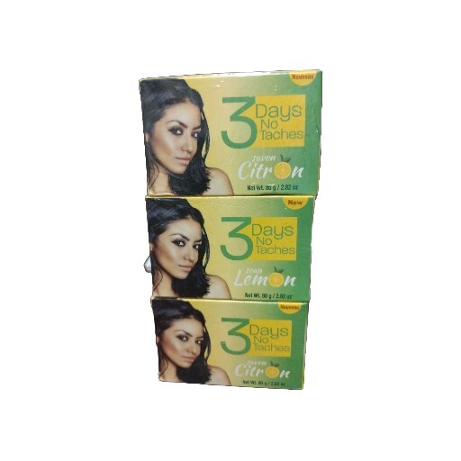 3 Days No Tactes Lemon Soap (80g/ 2.82oz Each) Pack Of 2