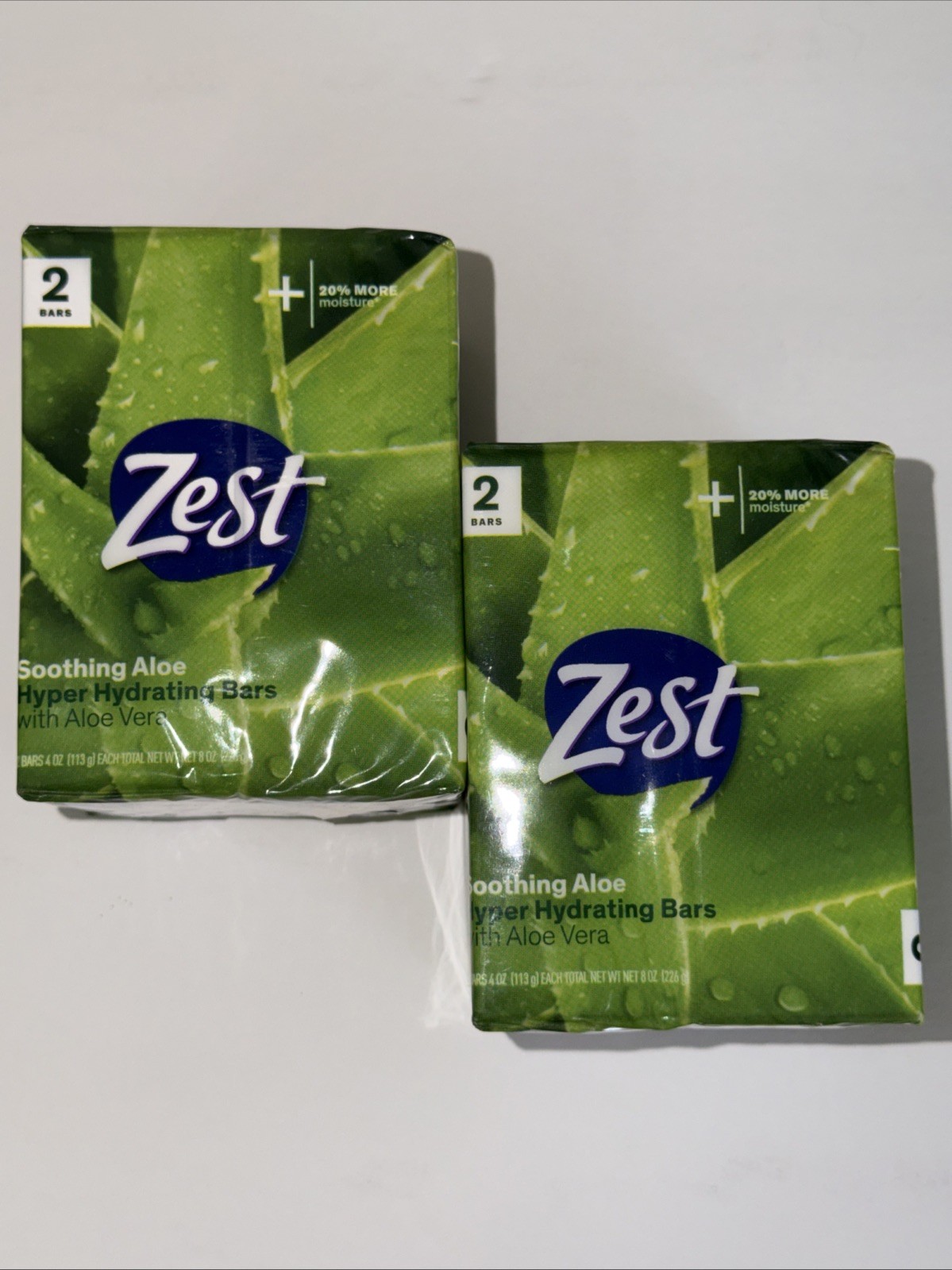 (6x) Twin Packs Zest Soothing Aloe, Deodorant Soap Bars – 12 Total 4 Oz Each.