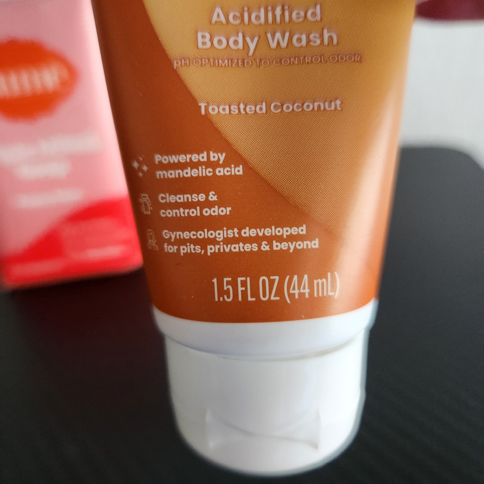 Lume Travel Size Body Wash Coconut & Full Size Triple Milled Soap Peony Rose