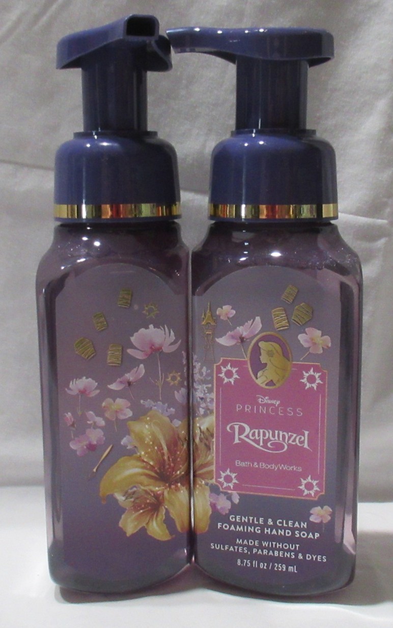 Bath & Body Works Gentle & Clean Foaming Hand Soap 2 Disney Princess RAPUNZEL