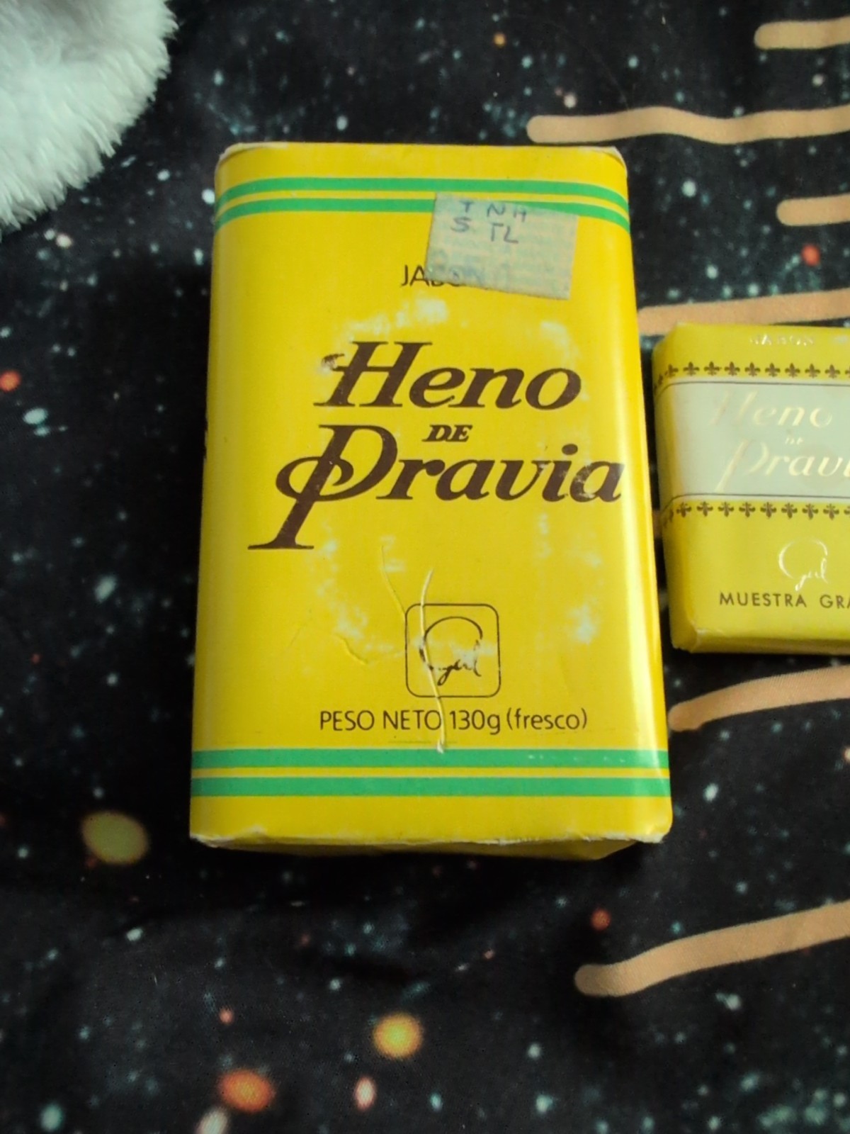 NEW SEALED VINTAGE Heno de Pravia Original Natural Bath Soap & Tiny Sample Bar