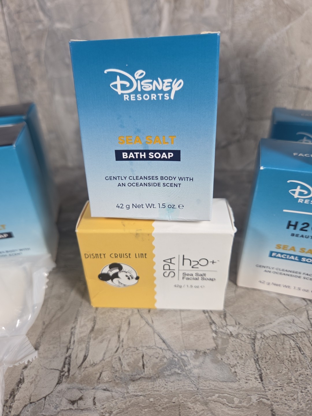Disney Resort H20+ Sea Salt Facial Body Soaps 1.5-2.0 Oz Lot 12 Bars