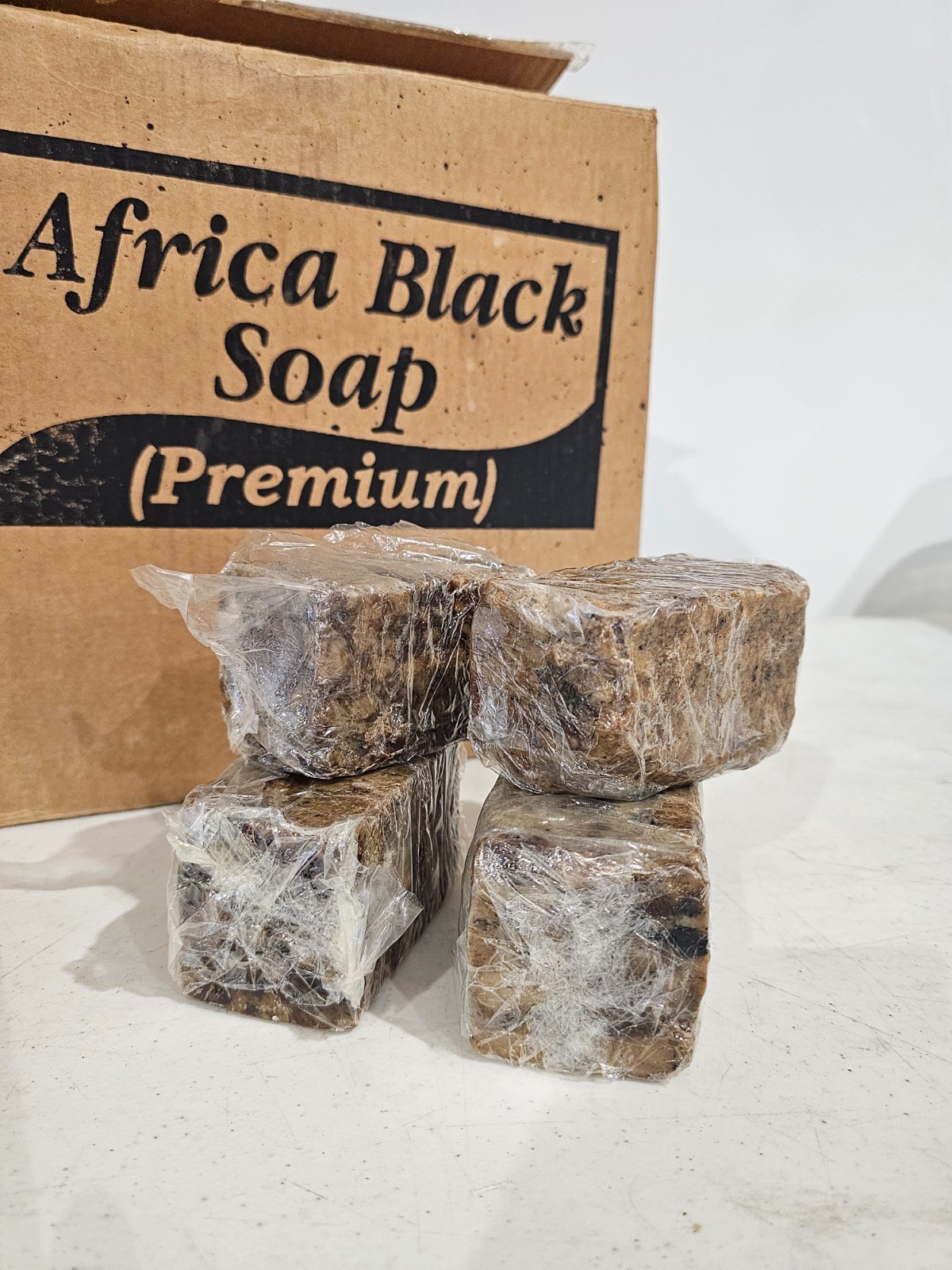 Raw African BLACK SOAP Organic Unrefined From GHANA Premium Quality