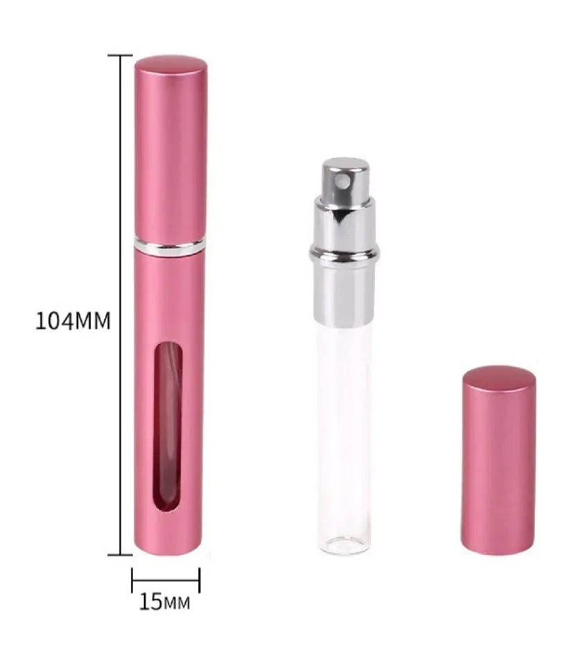3 Pack 10ml Perfume Atomizer Bottles Refillable Travel Spray Pump Set Leakproof