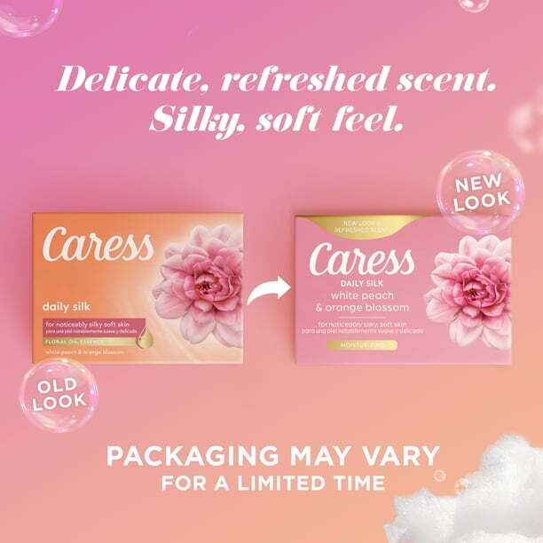 Caress Daily Silk Beauty Bar 3.75 Oz 12 Bars Free Shipping USA