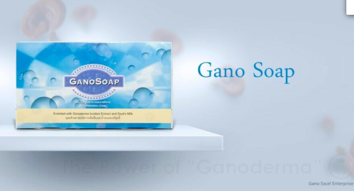 GANO EXCEL SOAP ENRICH GANODERMA & GOAT MILK ( 2 BAR PER BOX )