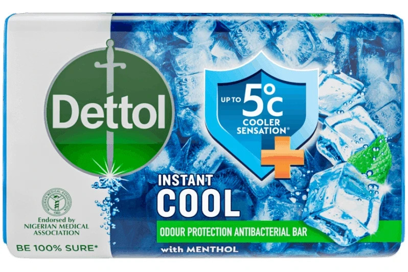 Dettol Antibacterial Cool Bar Soap 100g 1 pack