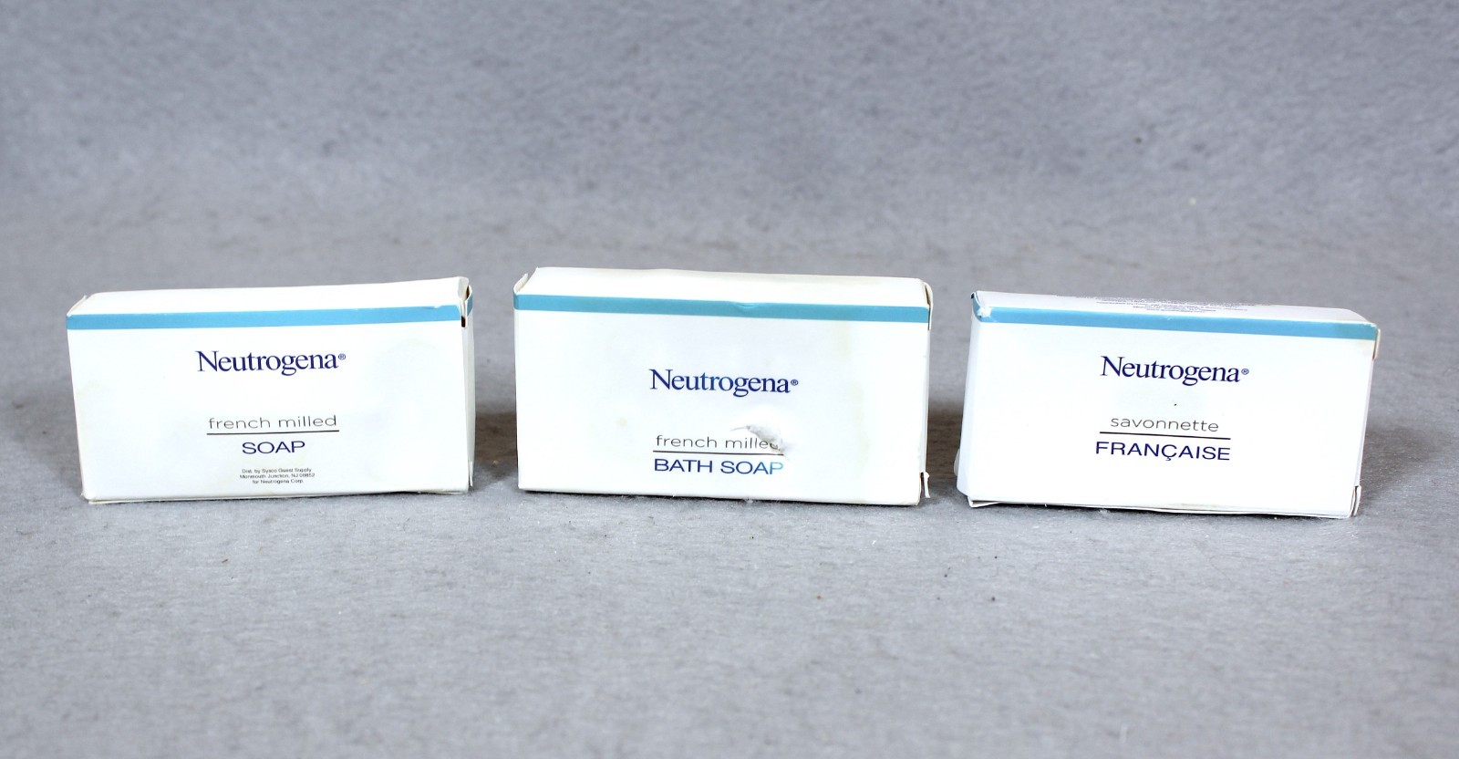 NEUTROGENA French Milled BATH Soap .8oz Boxed Lot of 6 New Travel Size