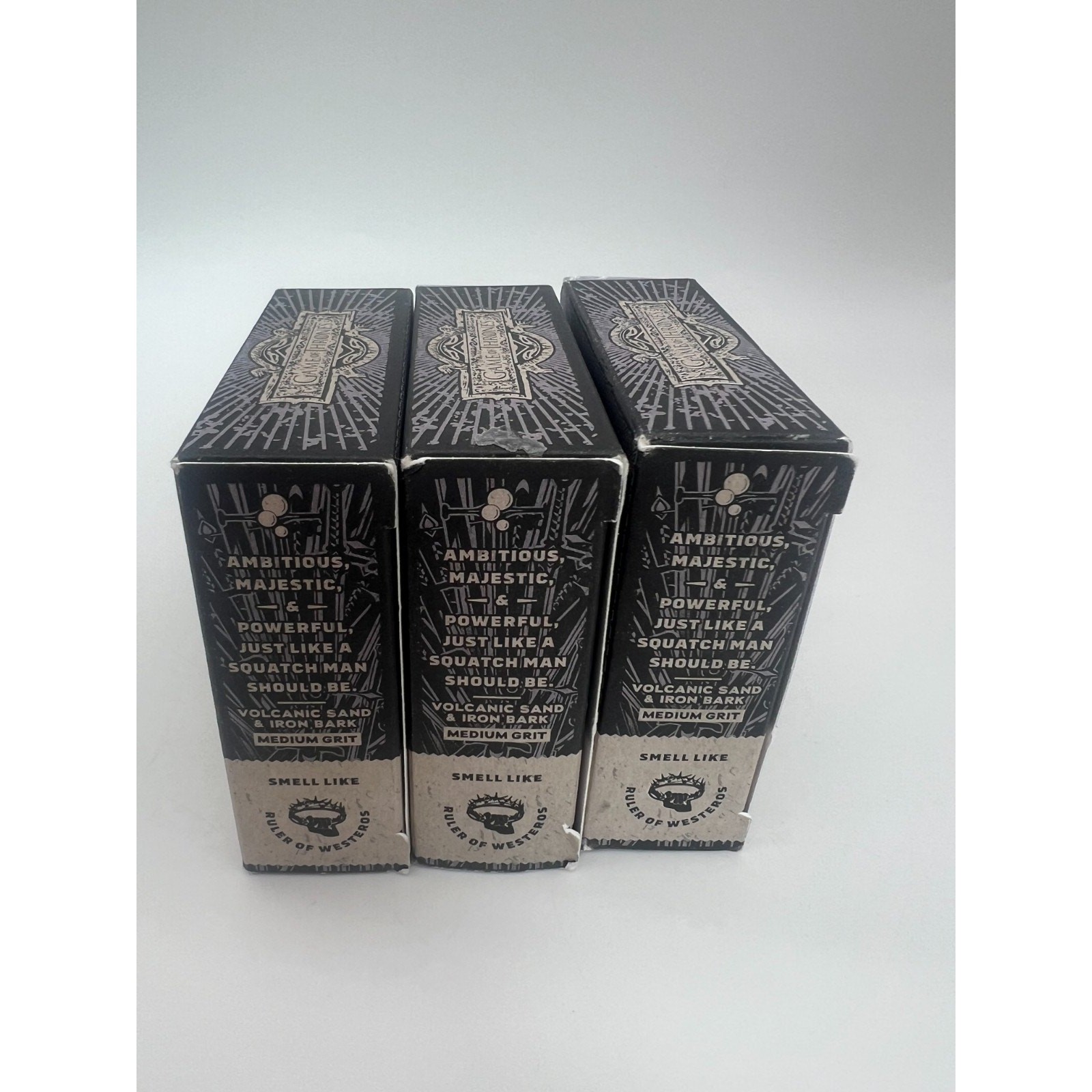 Dr. Squatch Game of Thrones Limited Edition Thousand Sword Men’s Soap Lot of 3