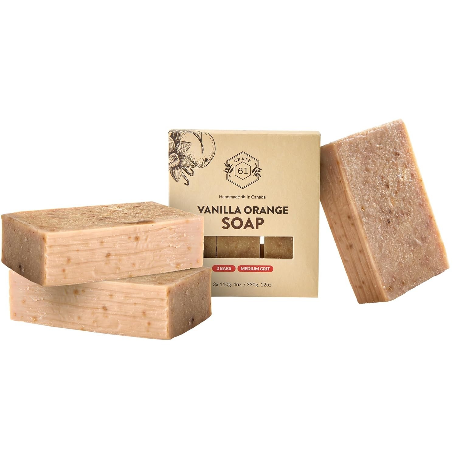 Handmade in Canada, Plant Based Cold Process Natural Bar Soap For Face And Bo…