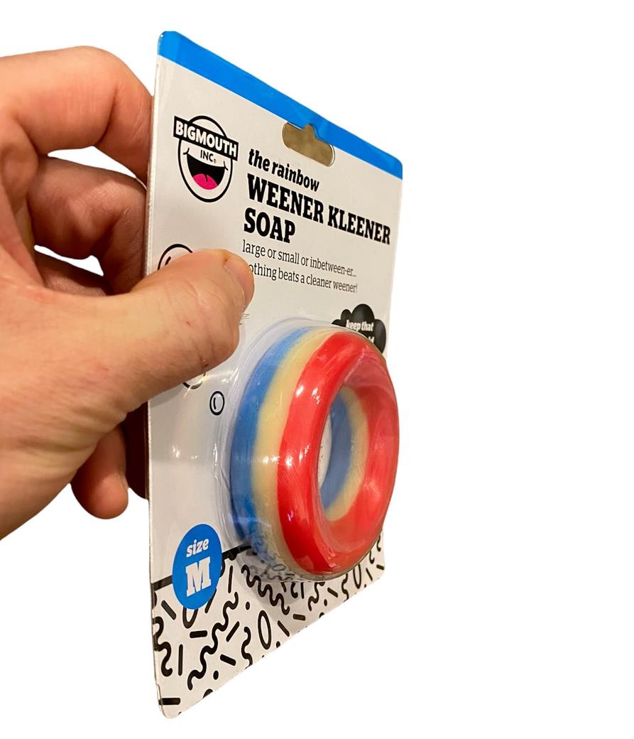 RAINBOW Weener Cleaner Soap Willy Weiner – Joke Gag Gift Party Adult Shower Toy