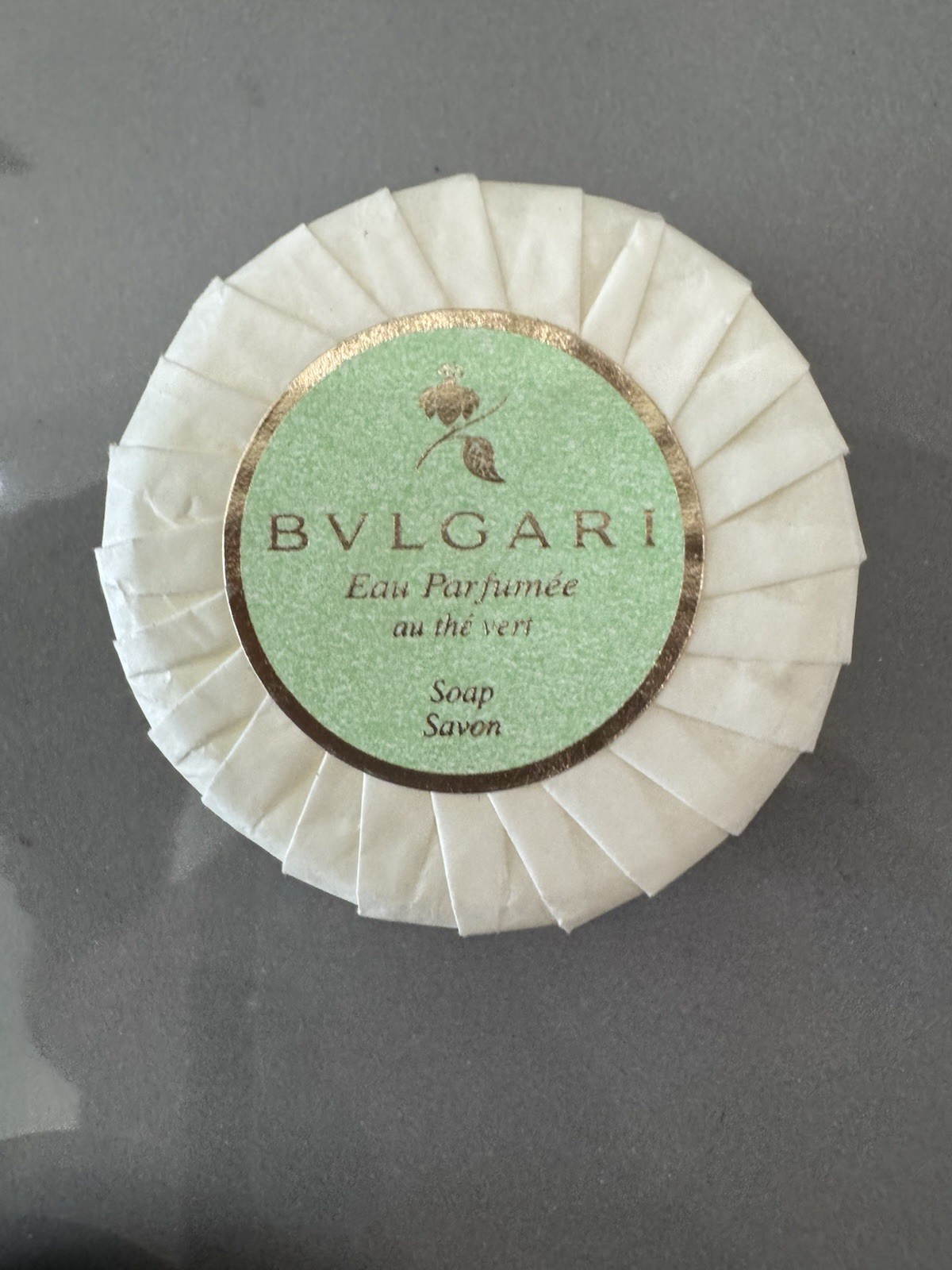 BVLGARI Eau Parfume Au The Vert Green Tea Soap 1.7oz / 50g New