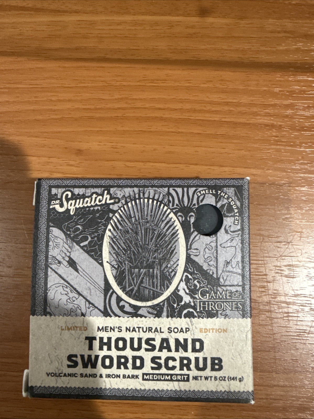 Dr. Squatch Men’s Thousand Sword Scrub Bar Soap, 5oz