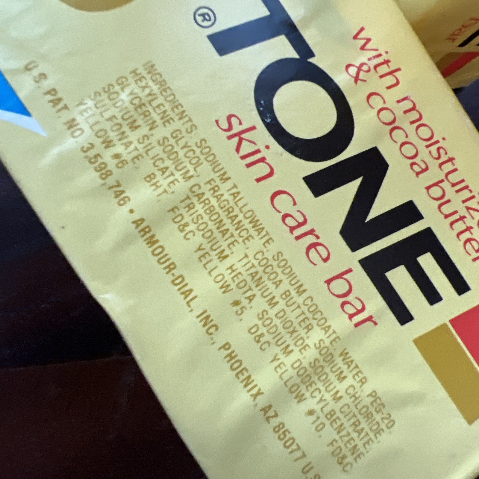 2 Tone Original Cocoa Butter Bar Soap 4.75Oz LARGE Sealed New Vintage