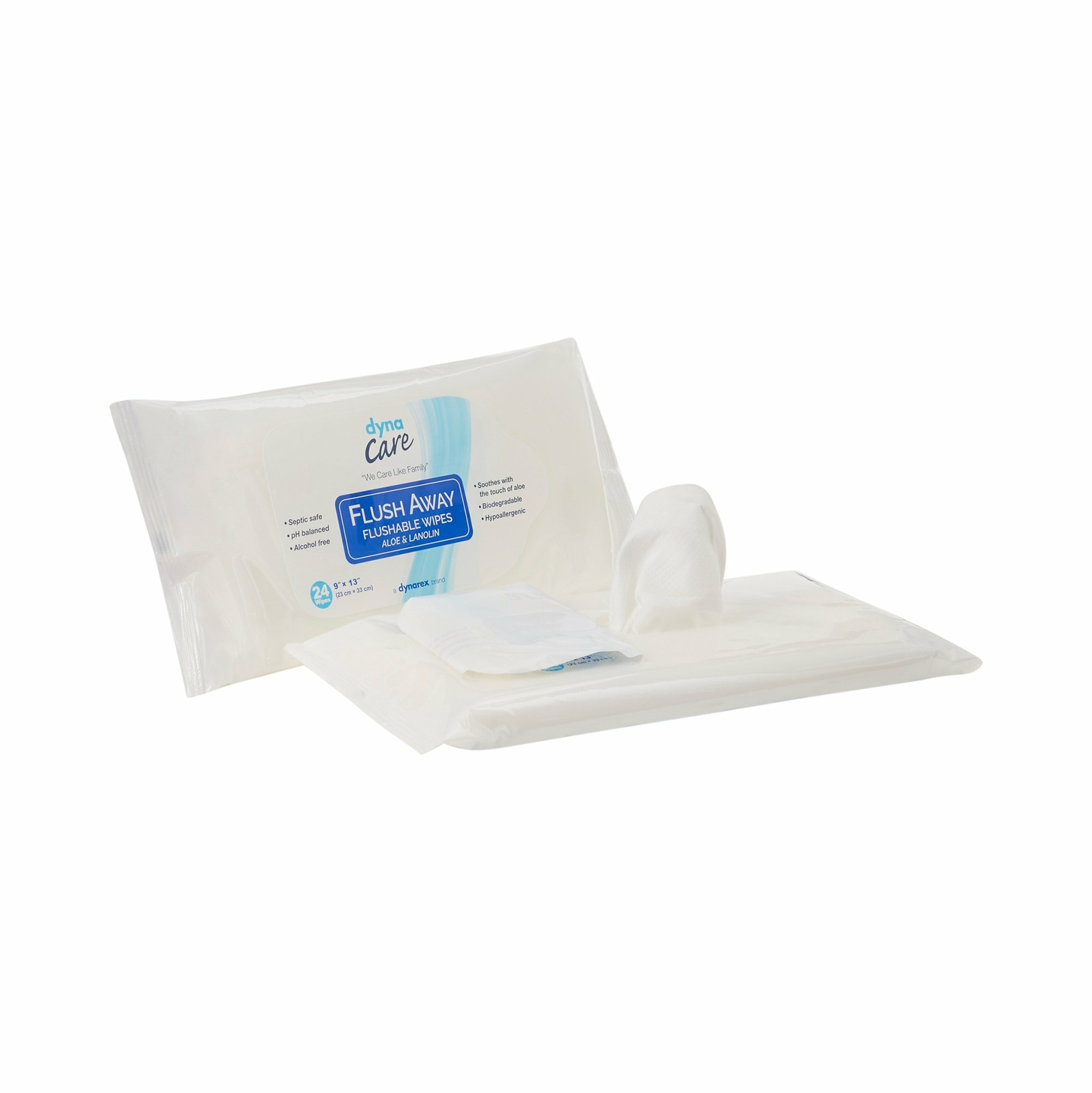 Flush Away Adult Flushable Personal Wipe 9 x 13″ 1322 576 Wipes