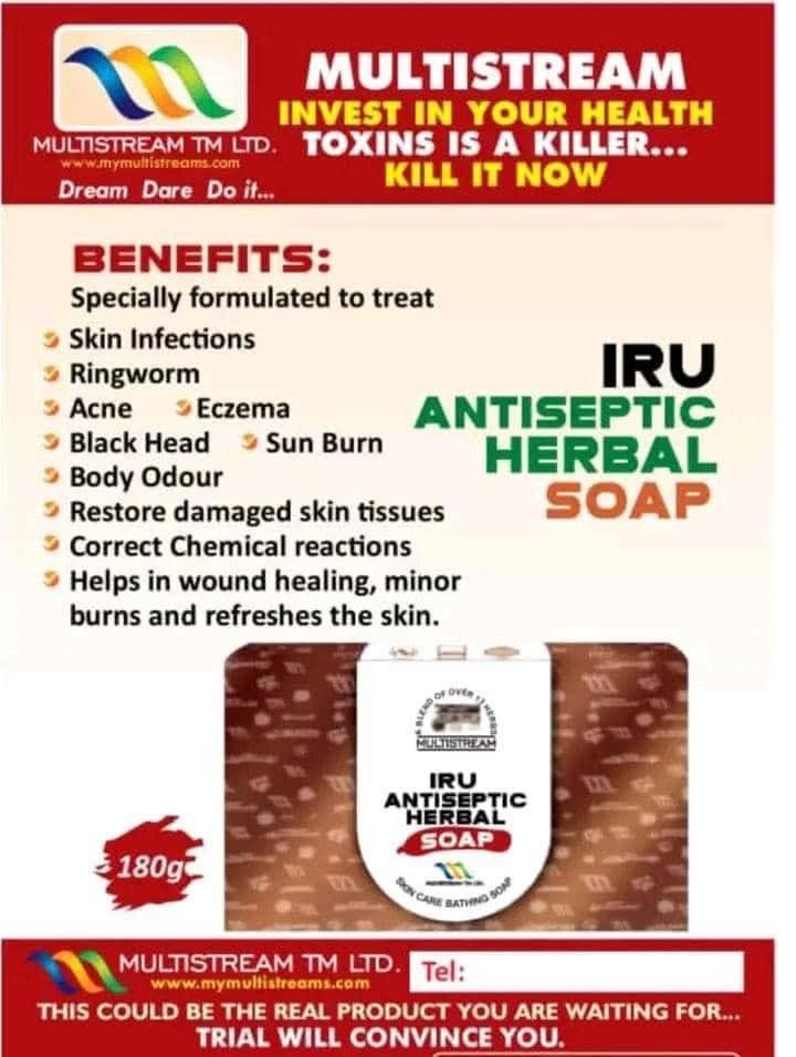 IRU ANTISEPTIC HERBAL SOAP