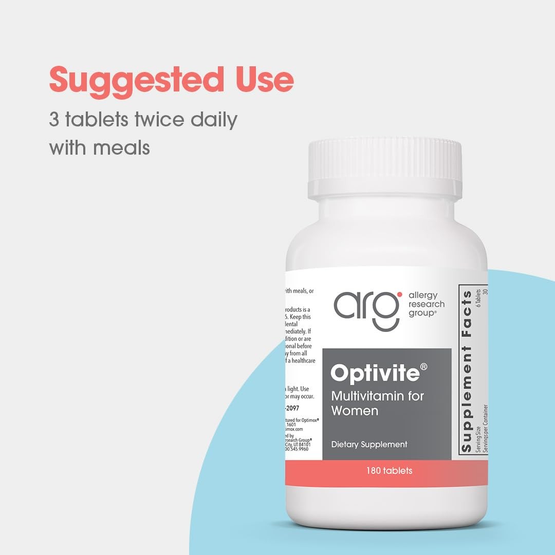 Optimox Optivite – PMS Support Supplement for 180 count (Pack of 1), Standart