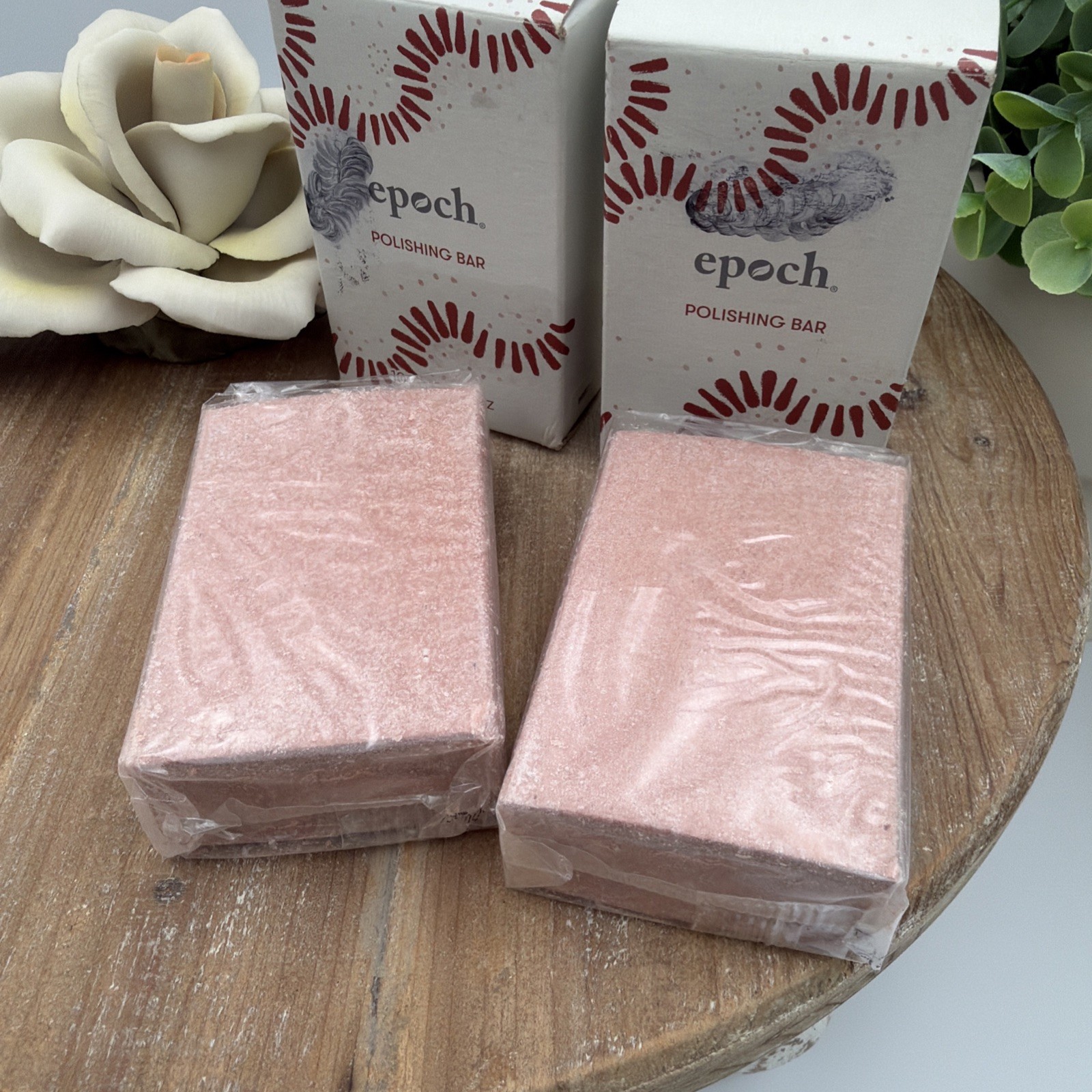 Nu Skin Epoch Polishing Bar soap 3.4 oz Safety-Allergy-Dermatologist Tested X2