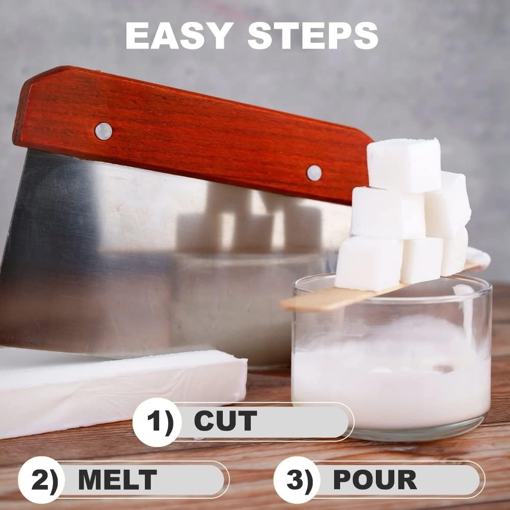 Cocoa Butter Soap Base – Customizable Melt & Pour Glycerin for Unique Creations