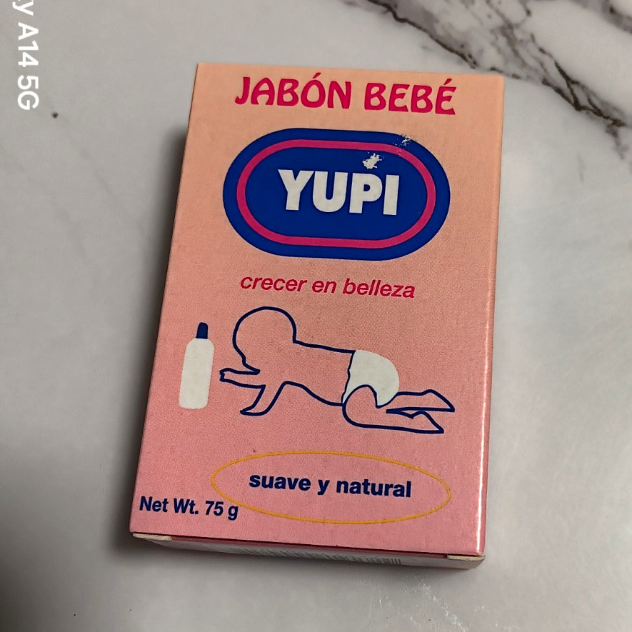 3Yupi Baby Body Bar Soap 75 g Pink Rectangular All Natural Unisex Baby & Toddler