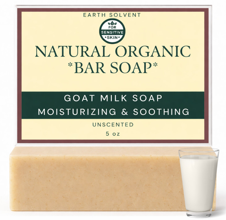 Goat Milk Soap Bar 5oz Natural Cold Process | Moisturizing, Soothing, Handmade