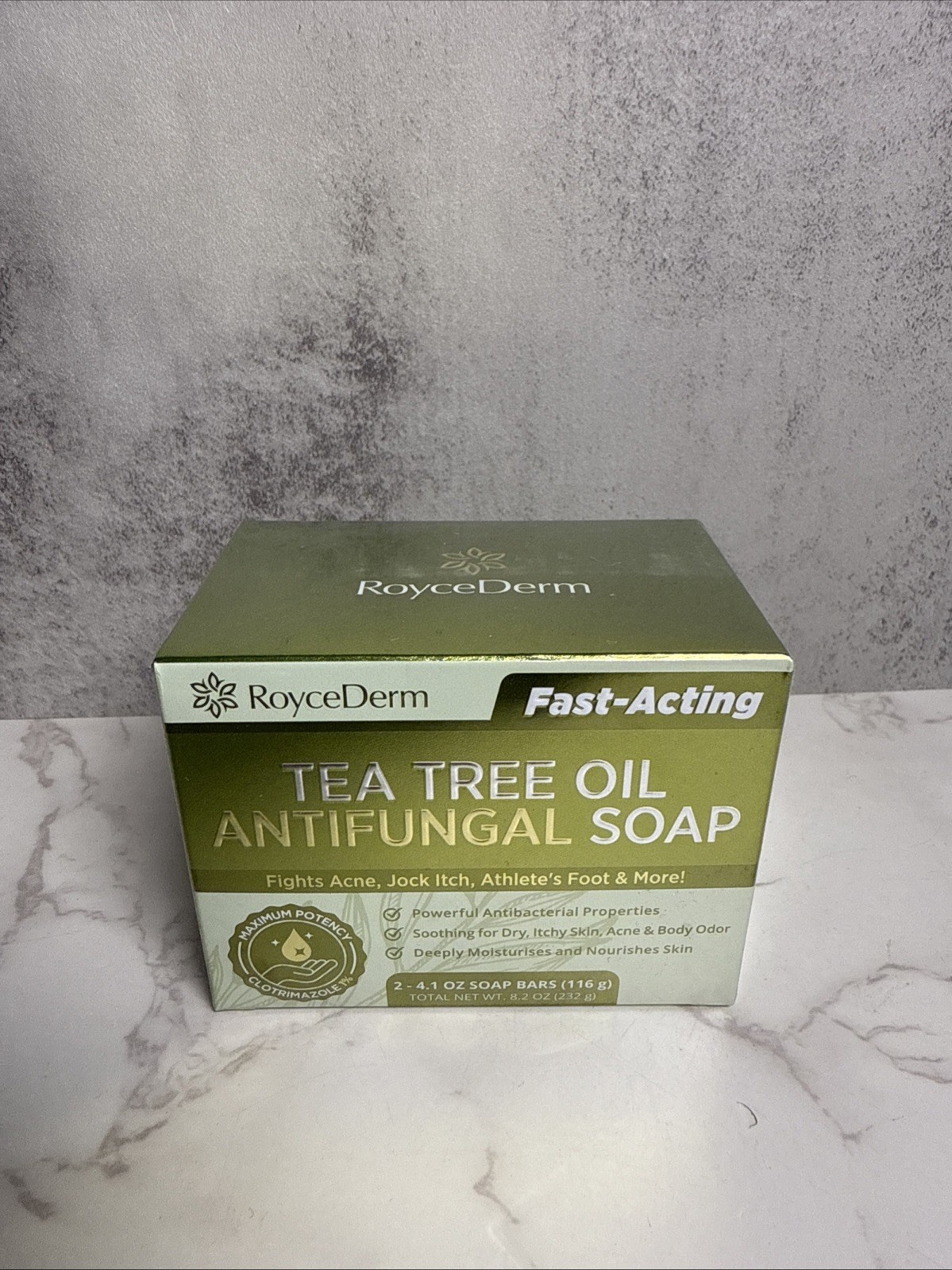 Roycederm Antifungal Antibacterial Tea Tree Soap | Treatment Soap for Face &…