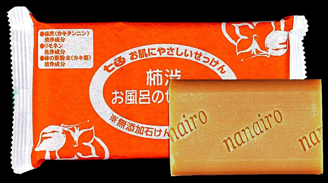 Made in Japan Persimmon Soap Bar for body Odor Old People Smell 3PCS