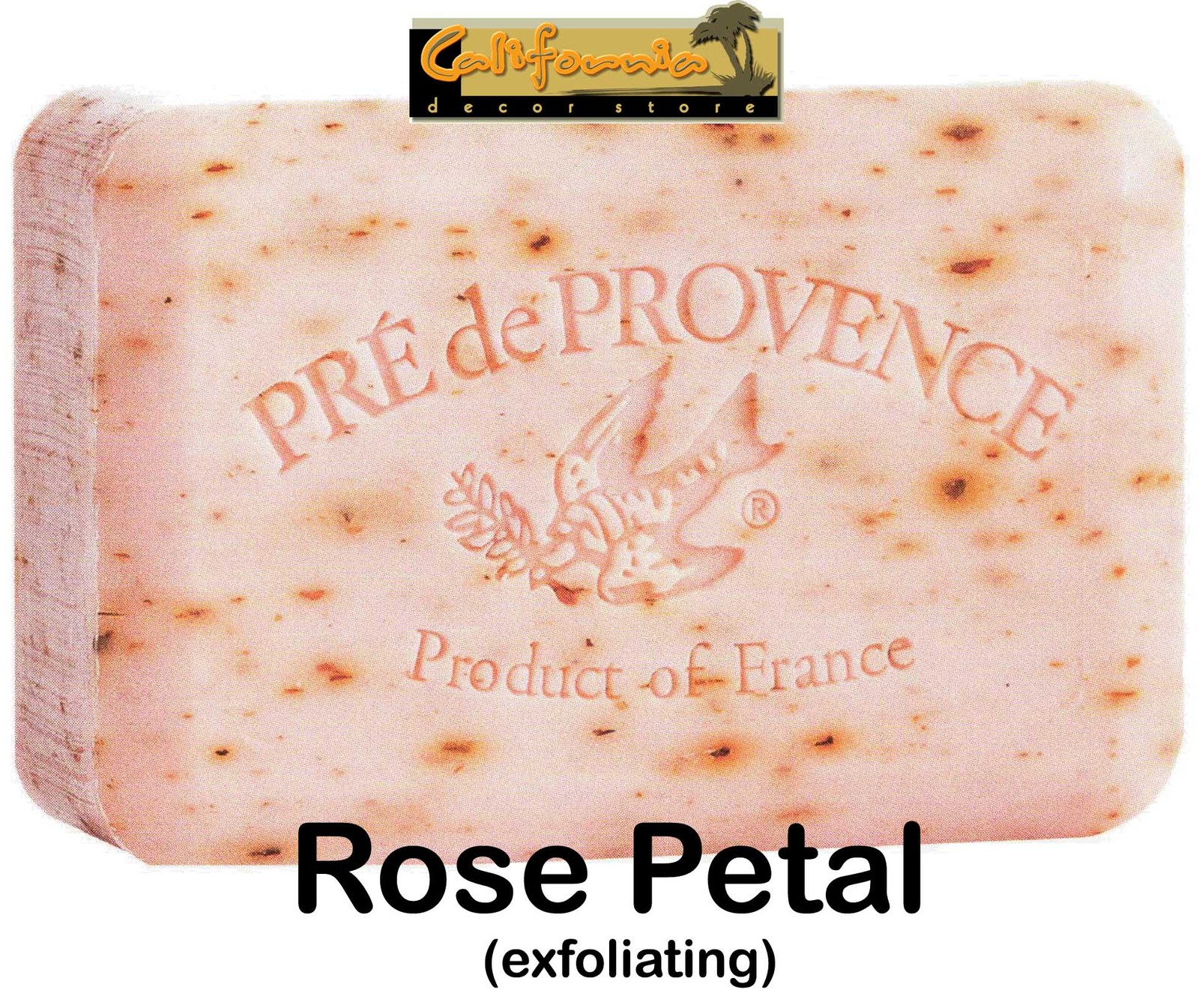 Pre de Provence ROSE PETAL 150 Gram French Soap Bath Bar Shea Butter Natural