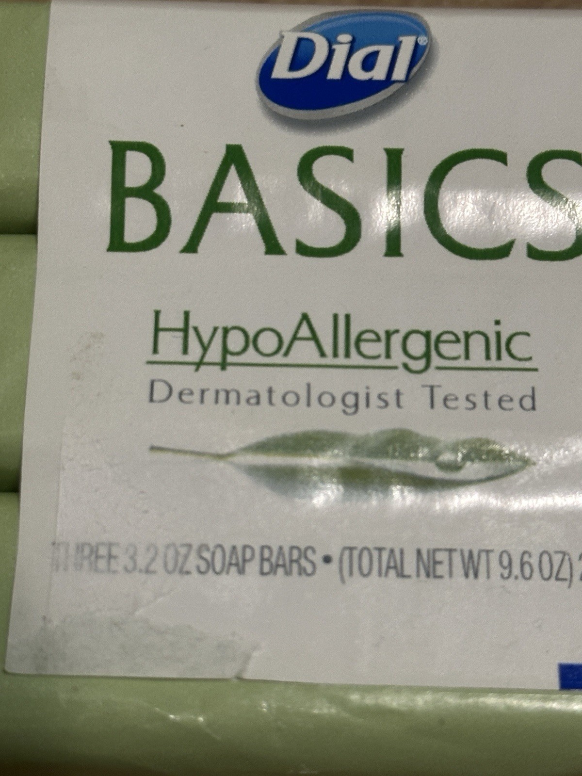 Dial Basics Hypoallergenic Bar Soap 3 Pack Retired NEW SEALED 3.2 OZ