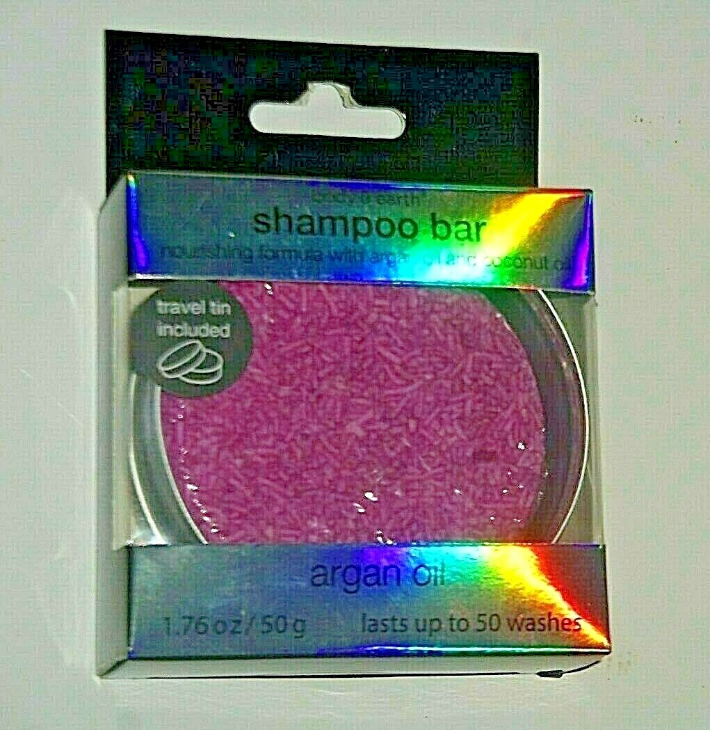 body & earth Shampoo Bar 50 washes per Bar 1.76 oz Select Flavor Below