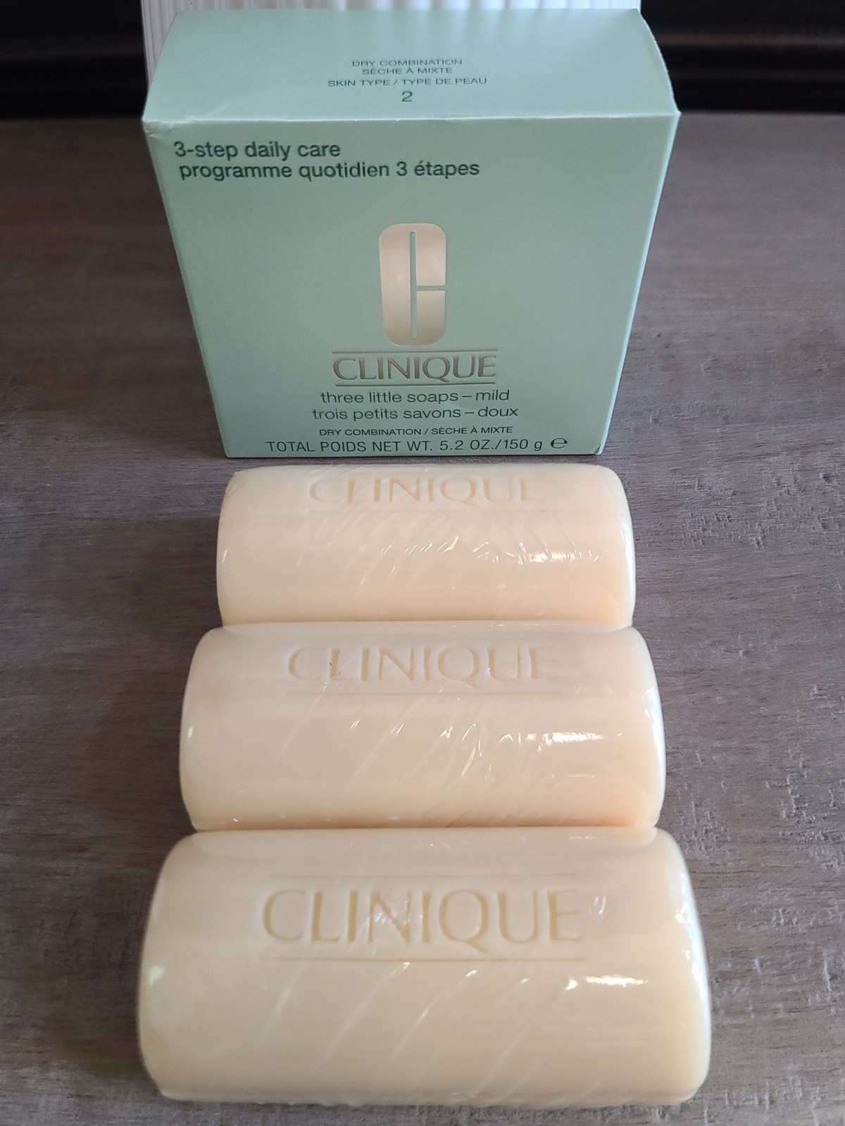 Clinique 3 Little Soaps – – 5.2 oz