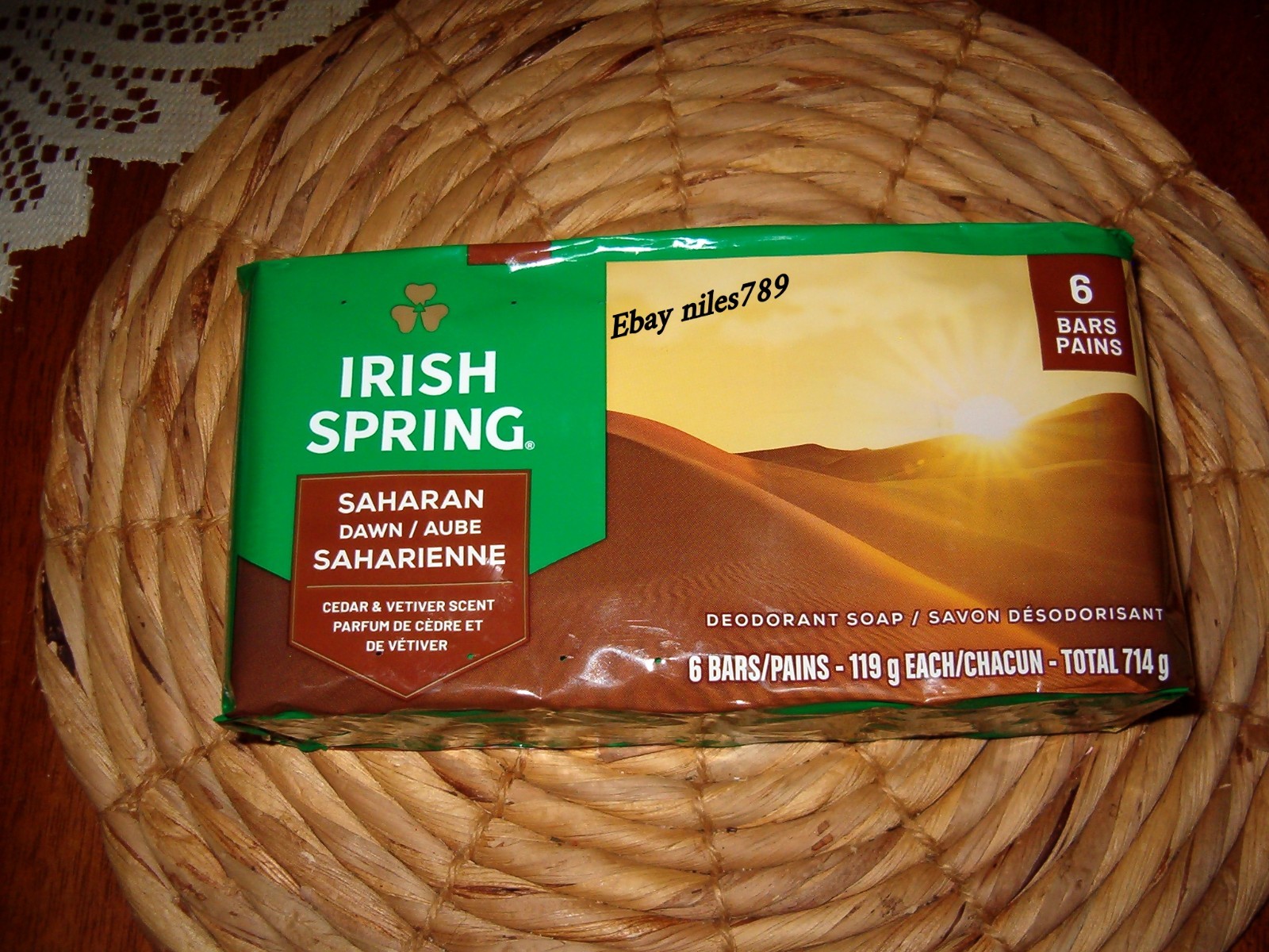😉Irish Spring Bar Soap Saharan Dawn 4.2oz 6 Bars HTF Item😍