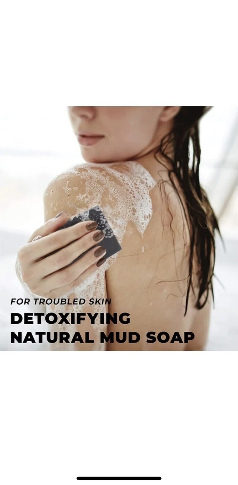 Organic African Black Soap Deep Cleaning Detoxifying Effect