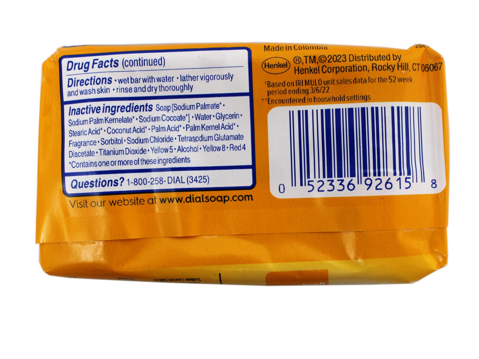 Dial Gold Advanced Clean, Antibacterial Deodorant Bar Soap, 4 OZ – 4 Pack