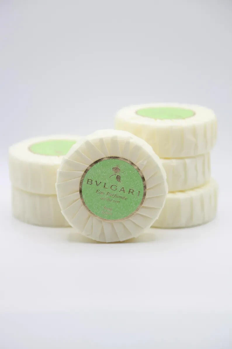 BVLGARI au thé Vert ( Green Tea ) Soap – 2.6oz / 75g Pack Of 3 NEW