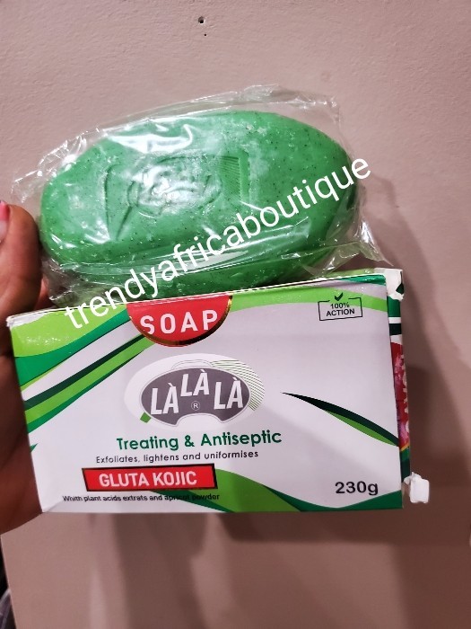 Lalala Lightening Antiseptic Soap. 230g X 1👌exfoliating With Apricot Powder
