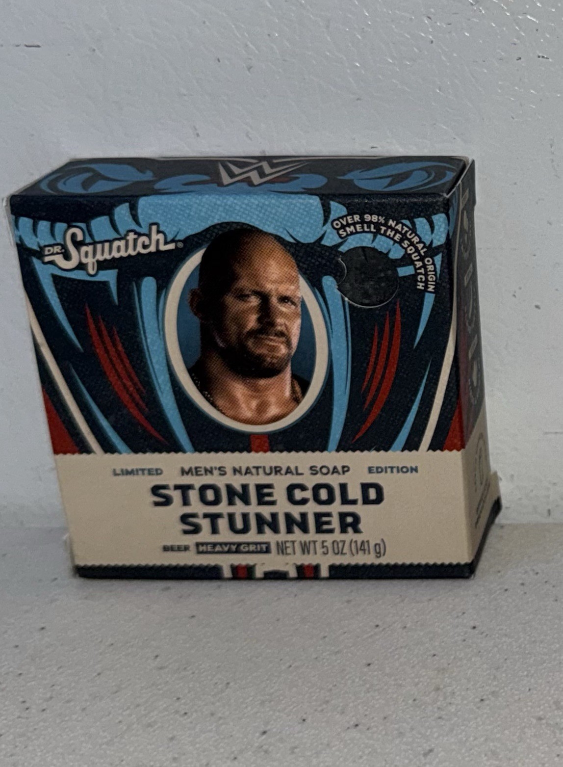 Dr. Squatch Men’s Natural Soap – Stone Cold Stunner, 5 oz