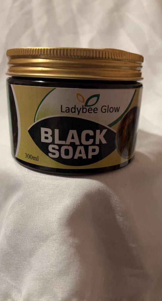 African Black Soap Paste 4 oz. 100% Pure Raw Organic For Body, Face, Acne Scar