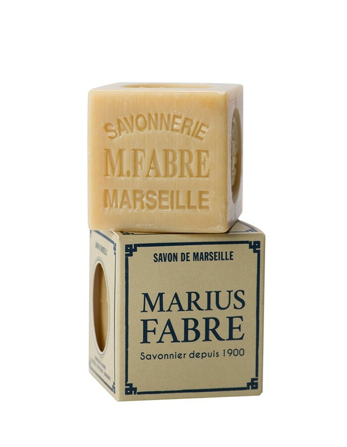 Marius Fabre French Savon De Marseille White Cube Provence Vegetable Soap 100g