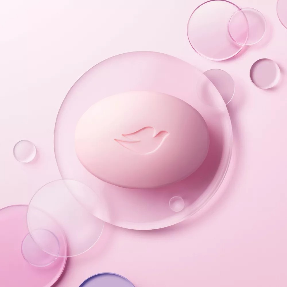 Dove Pink Rose x [6 Pack] x 135 g Beauty Bar Moisturizing Cream Soap