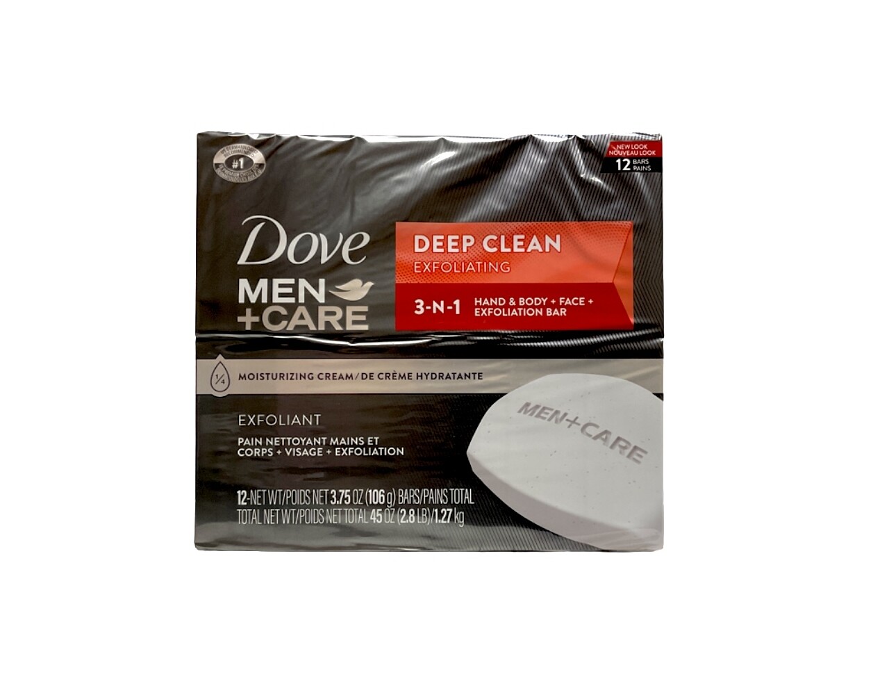 Dove Men Care Bare Deep Clean – 12 x 3.75 oz – 12 count