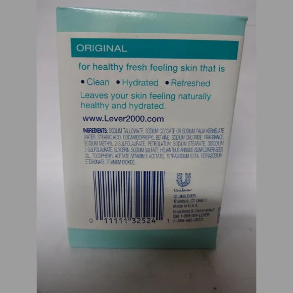 Lever 2000 Original Bar Soap 3.75 oz – 8 Bars Fresh & Clean Body Soap Pack