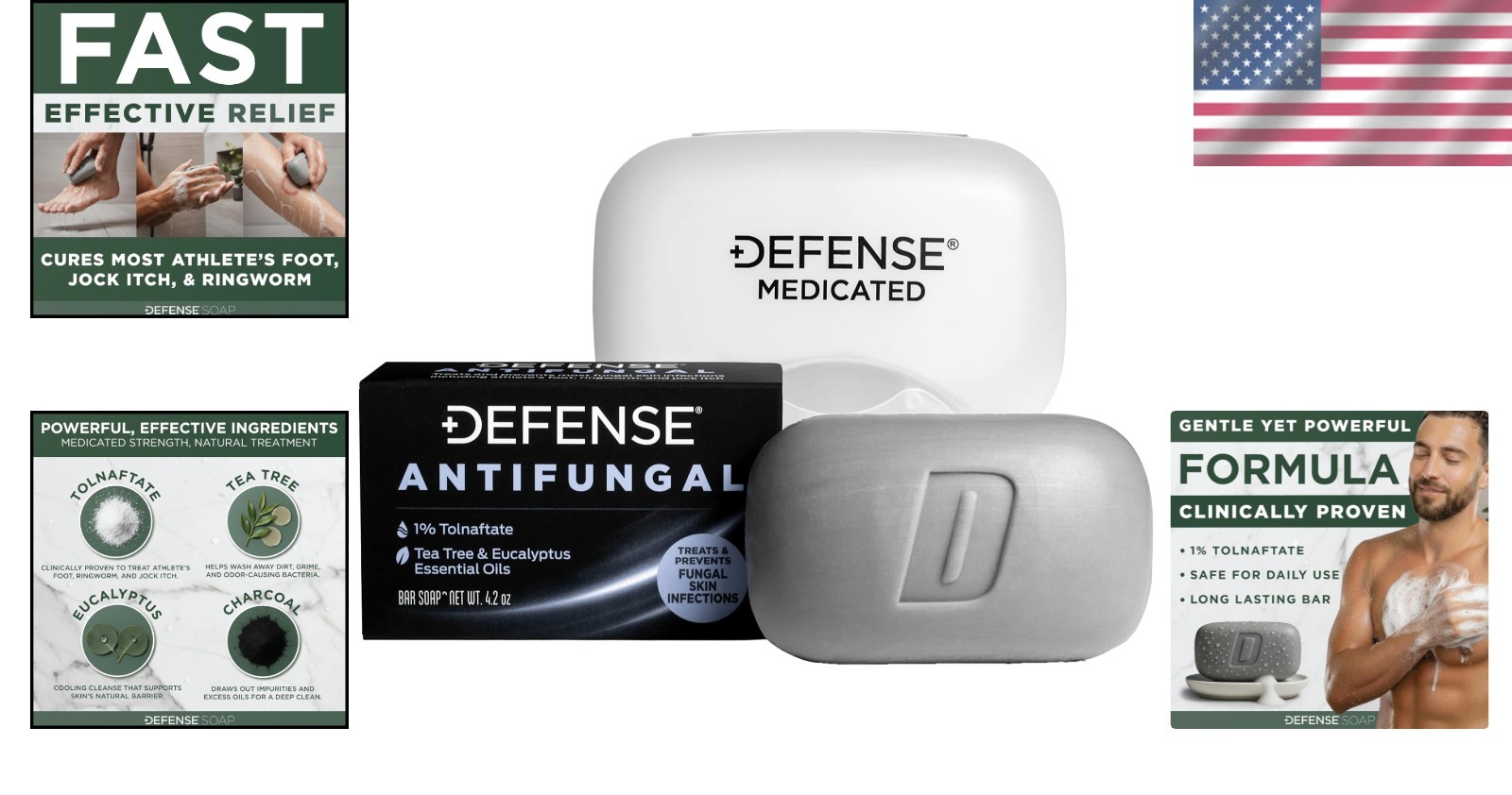 Antifungal Soap in Snap-Tight Case | Control Jock Itch & Athlete’s Foot Anytime
