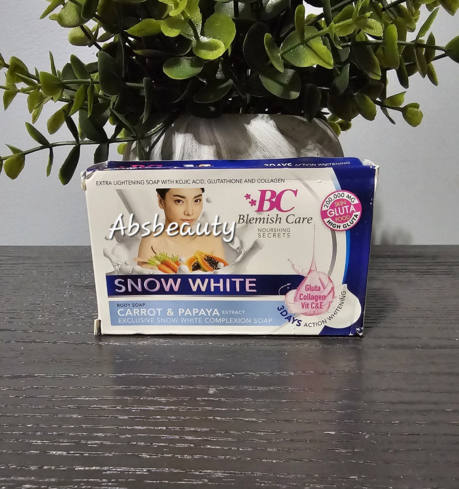 Blemish Care Snow White Carrot & Papaya Extract Body Soap 160g✨️👌