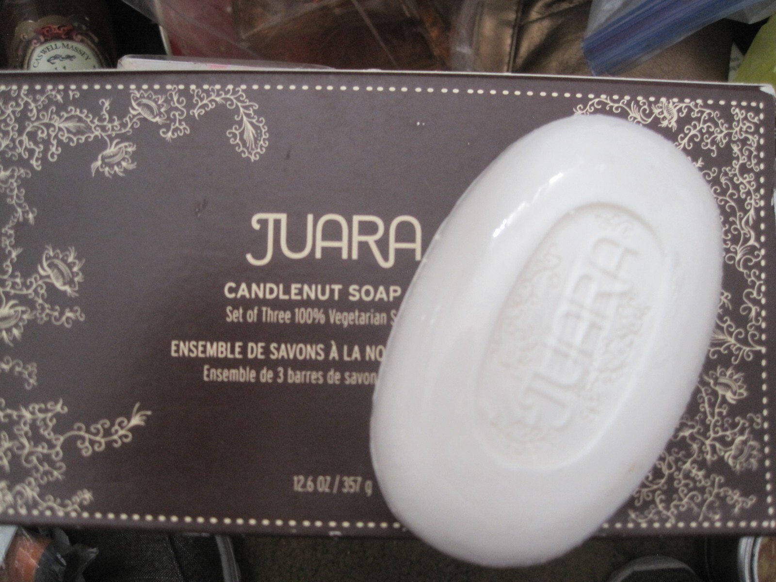 JUARA CANDLENUT SOAP BAR SINGLE SEALED BAR 4.2 oz UNBOXED