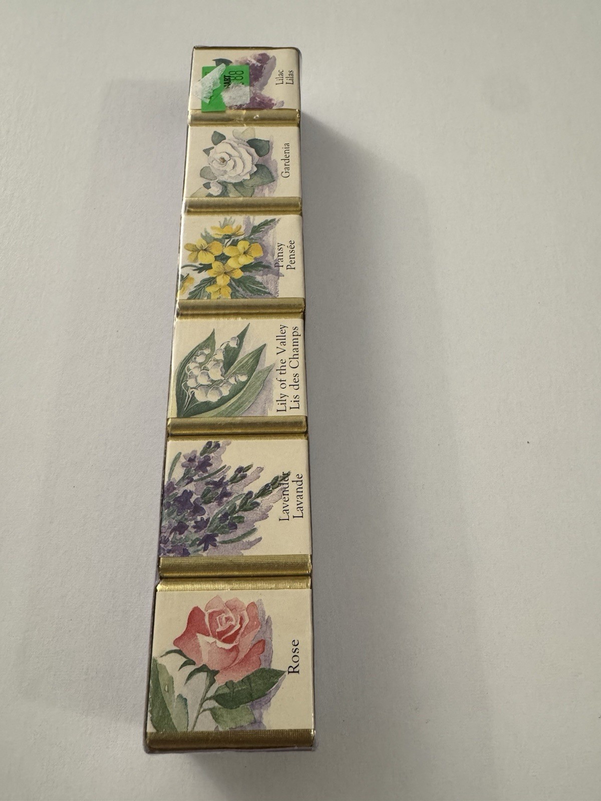 Vintage English Country Garden Six Ben Bath Cubes New D11