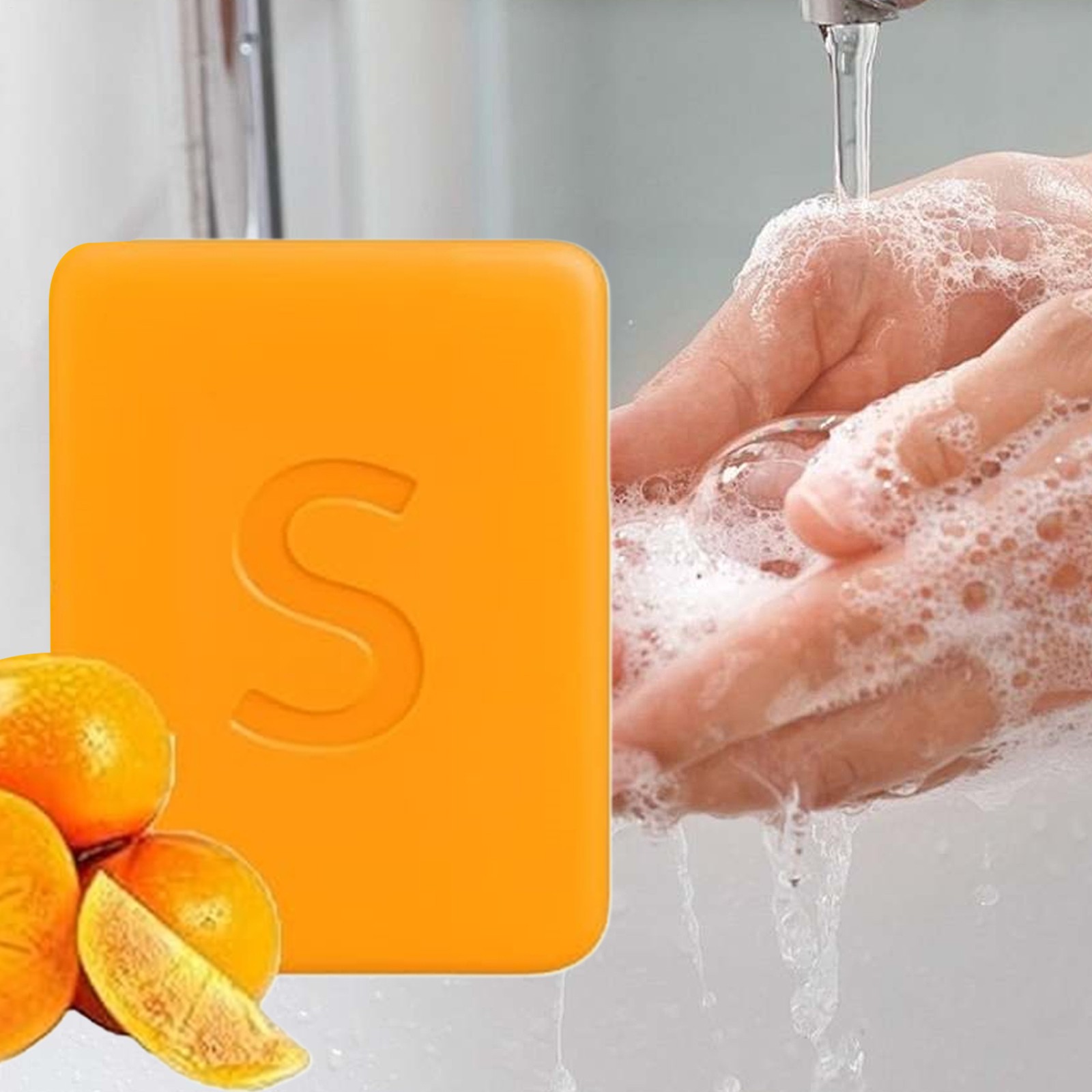 Persimmon Swarva Soap Bar Body Odor Control Deodorant Soap for Men & Women