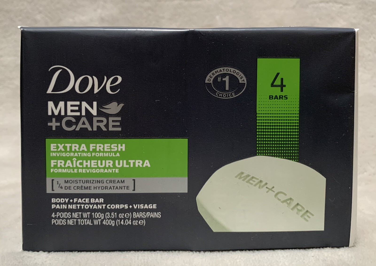 NEW Dove Men+Care 4ct Extra Fresh Moisturizing Bar Soap
