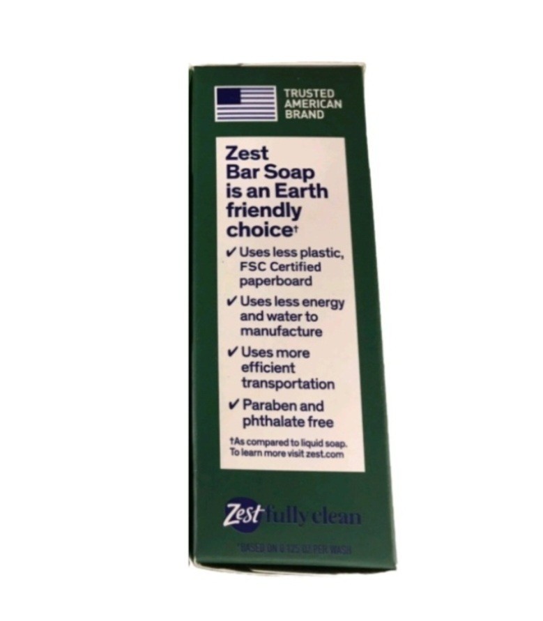Ɣ ZEST (7.05 Oz.) 🟢🫧 ●BRUT● 🟢🫧 Classic Scented Deodorizier Moisture Bar 🫧.
