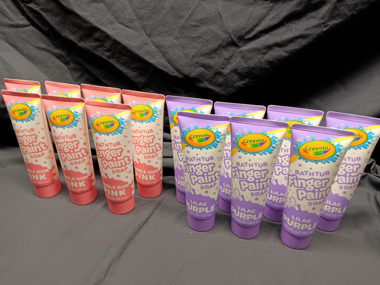 Crayola Bathtub Finger Paint Soap- Huge Lot Of 14 Bottles- Pink & Purple